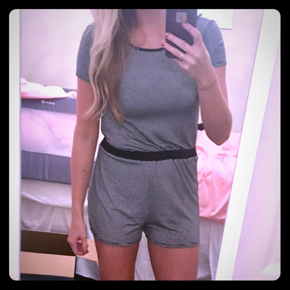 Open back romper